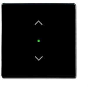 Busch-Jaeger 2CKA006220A0038 Jaloezie-schakelaar Afdekking 1-voudig Carat, free@home, Future lineair Zwart-grijs, Antraciet 1 stuk(s)
