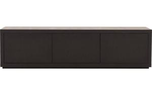 Goossens Tv Meubel Barcelona, 3 kleppen met kabeldoorvoer