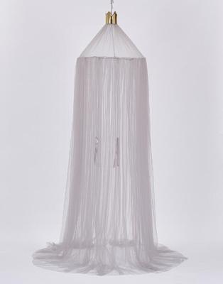 Baby bed gordijn Hung Dome Mosquito netto meisjes kroon opknoping netto prinses tenten (grijs)