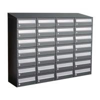 Allux Hive Set 4-Breed, 7-Hoog Met Dak Antraciet - 40030065_4x7d
