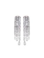 Swarovski Hyperbola drop earrings - Argent