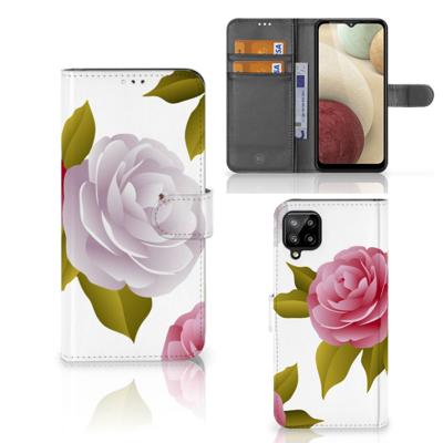 Samsung Galaxy A12 Hoesje Roses Samsung Galaxy A12 Hoesje Roses