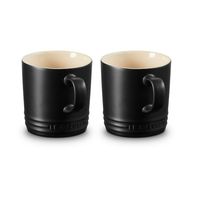 LE CREUSET - Vancouver - Beker Set/2 0,35L Zwart