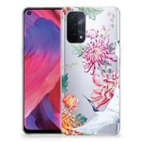 OPPO A74 5G | A54 5G | TPU Hoesje | Bird Flowers OPPO A74 5G | A54 5G | TPU Hoesje | Bird Flowers