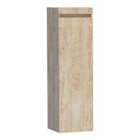 Brauer Joy - Hoge Kast - 120 cm - 1 Deur - Greeploos - Rechtsdraaiend - Forest Wheat