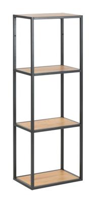 Bendt Hangend Wandrek 'Holger' Eiken en metaal, 108 x 37cm