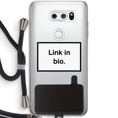 Link in bio: LG V30 Transparant Hoesje met koord