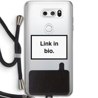 Link in bio: LG V30 Transparant Hoesje met koord