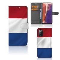 Samsung Galaxy Note 20 | Bookstyle Case | Nederlandse Vlag
