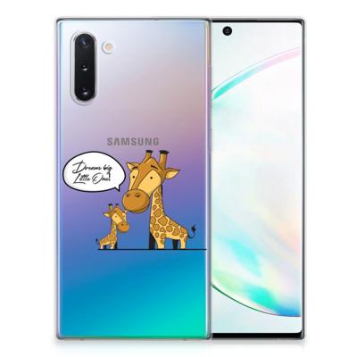 Samsung Galaxy Note 10 Telefoonhoesje met Naam Giraffe Samsung Galaxy Note 10 Telefoonhoesje met Naam Giraffe