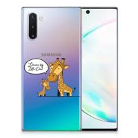 Samsung Galaxy Note 10 Telefoonhoesje met Naam Giraffe