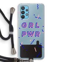 GRL PWR: Samsung Galaxy A32 4G Transparant Hoesje met koord