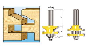 Makita Accessoires Profiel/contrafrees+l. HM S8 - D-11900