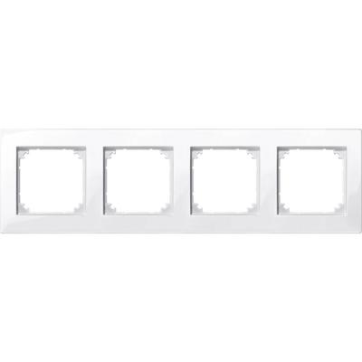 Merten 515419 Afdekking Frame M-Plan Polar-wit (glanzend) 1 stuk(s)