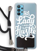 Hustle Lady: Samsung Galaxy A32 4G Transparant Hoesje met koord