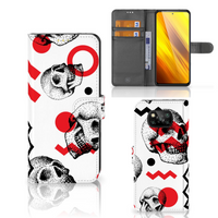 Telefoonhoesje met Naam Xiaomi Poco X3 | Poco X3 Pro Skull Red - thumbnail