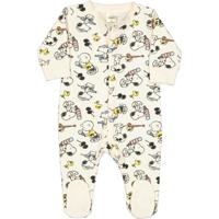 Baby pyjama Snoopy Lange mouwen Met voetjes - thumbnail