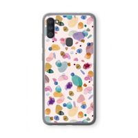 Terrazzo Memphis Pink: Samsung Galaxy A11 Transparant Hoesje Terrazzo Memphis Pink: Samsung Galaxy A11 Transparant Hoesje