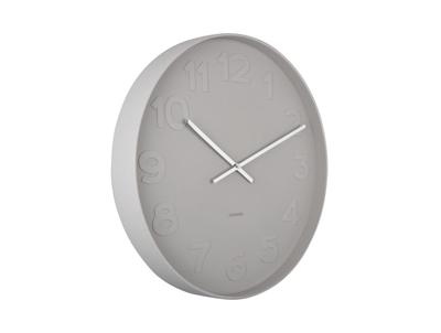 Wandklok Mr. Grey Numbers - Grijs Ø51