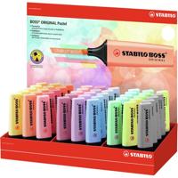 Markeerstift stabilo boss 70/45 45st pastel ass