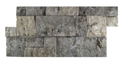 Steenstrips 10 Light Gray Marmer 25x50 cm