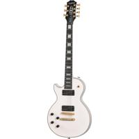 Epiphone Matt Heafy Origins Les Paul Custom 7-String LH Bone White linkshandige 7-snarige elektrische gitaar met koffer - thumbnail