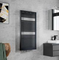 Handdoekradiator HSK Line Pro | 60x121.5 cm | CV en/of electrische werking | Grafiet-zwart