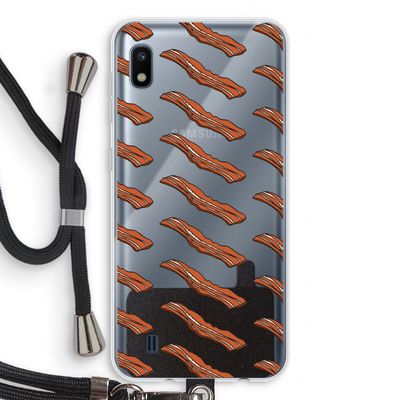 Bacon to my eggs #2: Samsung Galaxy A10 Transparant Hoesje met koord
