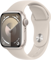Apple Watch Series 9 41 mm Digitaal 352 x 430 Pixels Touchscreen Beige Wifi GPS - thumbnail