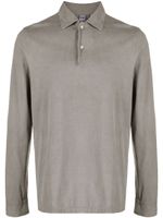 ASPESI long-sleeve cotton polo shirt - Gris