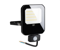 LED floodlight met sensor 50W 4000K 7000lm IP65 Zwart | ThatsLed | ThatsLed | ThatsLed | ThatsLed