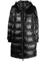 Moncler Grenoble doudoune Berry à patch logo - Noir