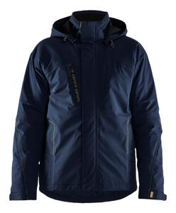 Blåkläder 4484 winterjas 4-weg stretch - blauw/zwart maat M