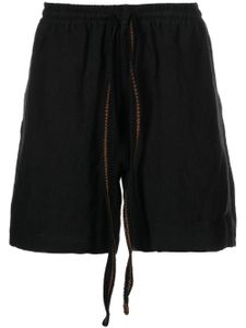 COMMAS short en lin - Noir