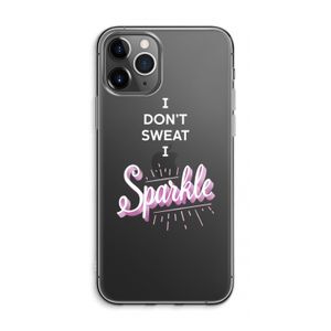 Sparkle quote: iPhone 11 Pro Max Transparant Hoesje