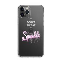 Sparkle quote: iPhone 11 Pro Max Transparant Hoesje