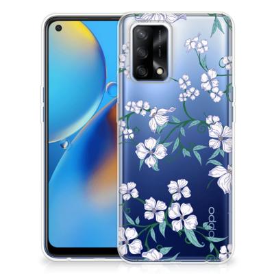 OPPO A74 4G Uniek | TPU Case | Blossom White