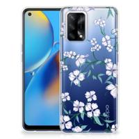 OPPO A74 4G Uniek | TPU Case | Blossom White