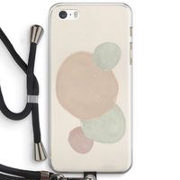 Geo #9: iPhone 5 / 5S / SE Transparant Hoesje met koord