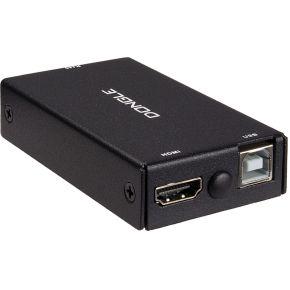 Inter-Tech IPC KVM Dongle KT-150H HDMI RJ45 zu für KVMs KVM-switch