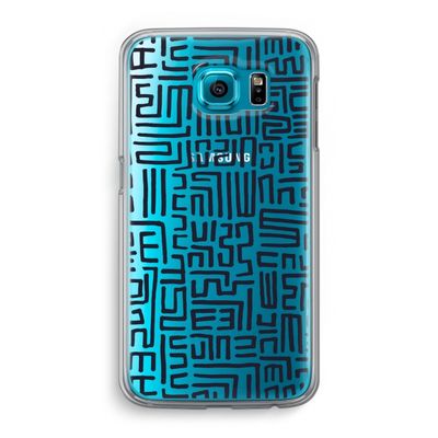 Moroccan Print: Samsung Galaxy S6 Transparant Hoesje