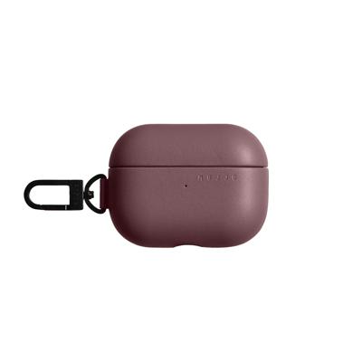 Mujjo lederen hoesje Airpods Pro 3 - Bronze Red