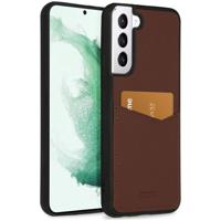 Accezz Premium Leather Card Slot Backcover Samsung Galaxy S22 Plus Telefoonhoesje Bruin Accezz Premium Leather Card Slot Backcover Samsung Galaxy S22 Plus Telefoonhoesje Bruin