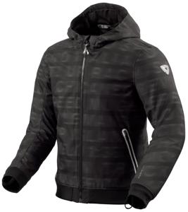REV'IT! Saros WB, Motorhoodie heren, Zwart Antraciet