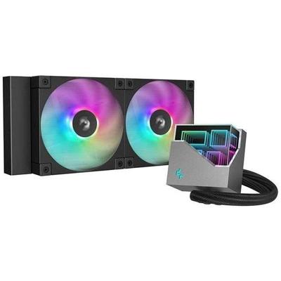 DeepCool LT240 Processor All-in-One Vloeistofkoeler 12cm Zwart 1 st.