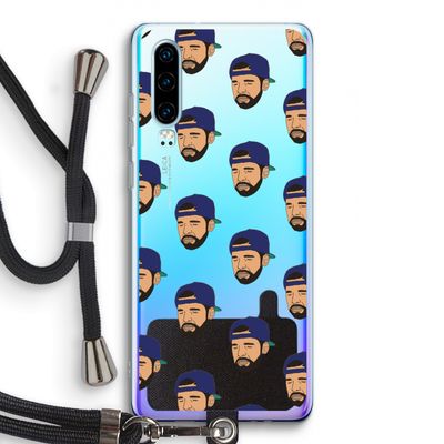Drake Away: Huawei P30 Transparant Hoesje met koord