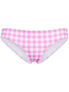 EPHEMERA bas de bikini à motif tartan - Rose