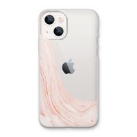 Peach bath: iPhone 13 mini Transparant Hoesje