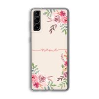 Rozen: Samsung Galaxy S21 Plus Transparant Hoesje Rozen: Samsung Galaxy S21 Plus Transparant Hoesje