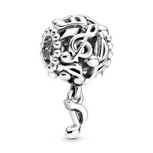 Pandora 798779C00 Bedel zilver Music Notes